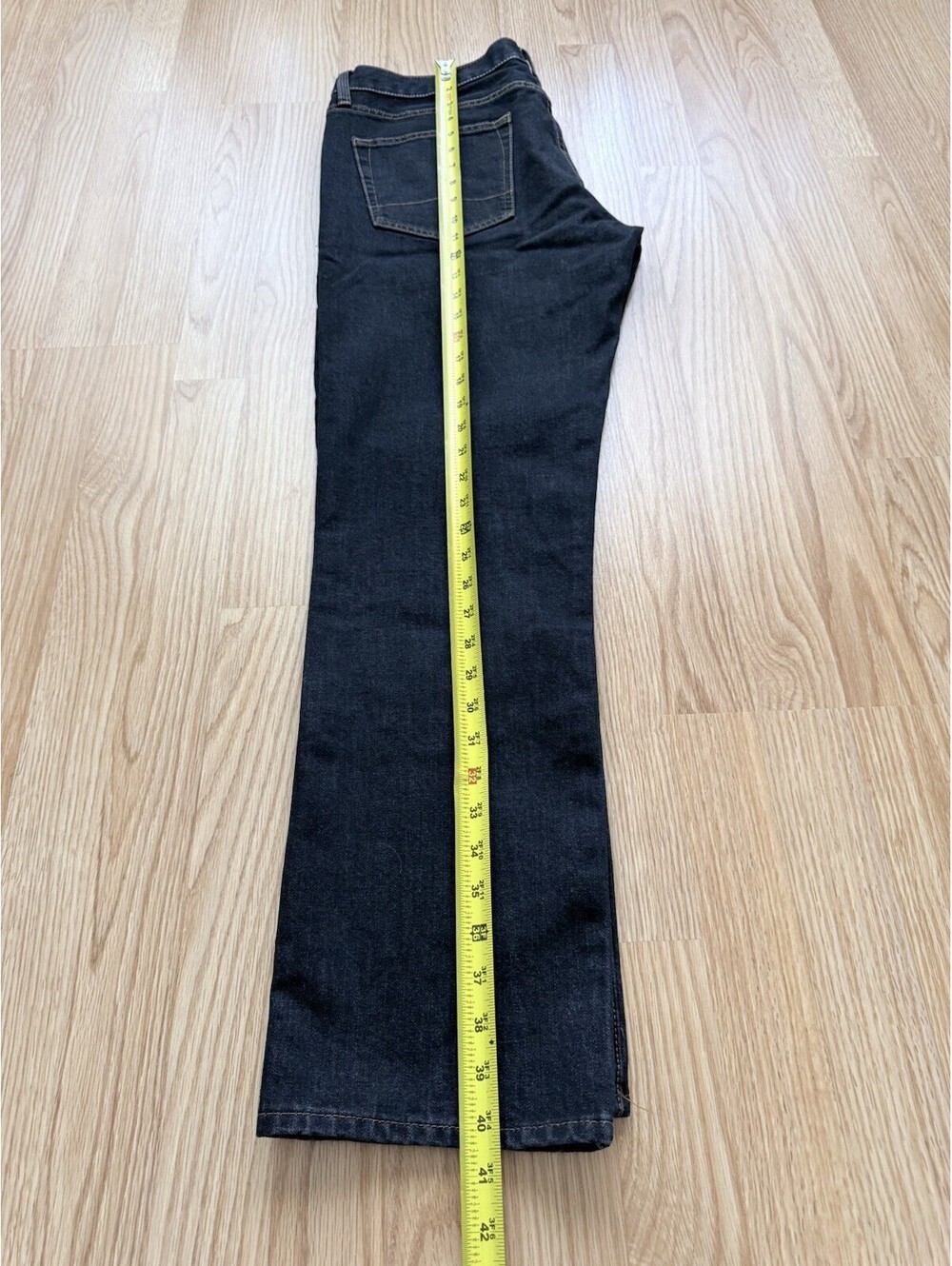 Aeropostale Men’s Slim Straight Jeans 34x32 Dark Wash Stretch Denim - Picture 4 of 5